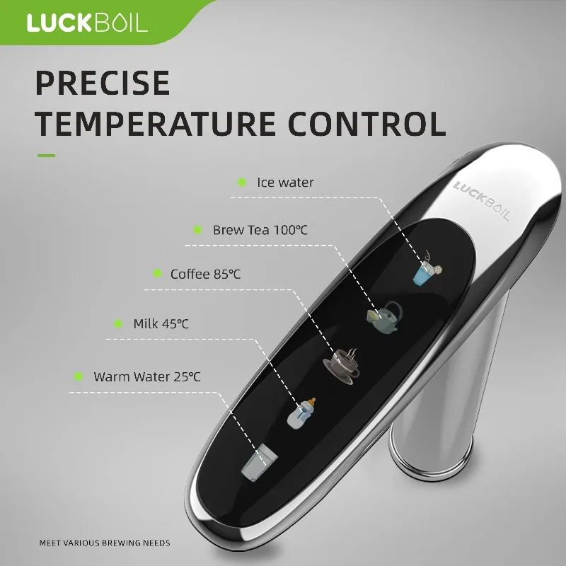 【Best Selling】Electric Smart Instant Hot & Cold Faucet Eco-Friendly For Household & Commercial Use Compatible With RO Water Puri