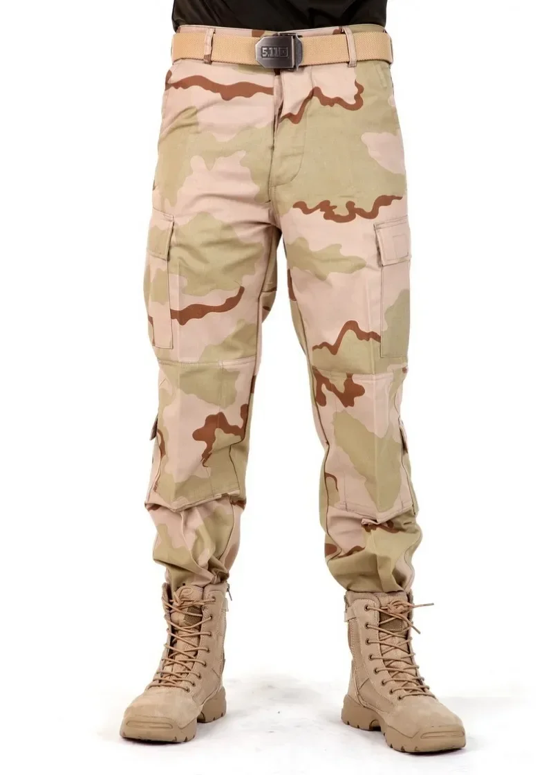 High Quality A-TACS FG ACU CP Black Color Ripstop Pants Hunting Uniform Tactical Desert Camo Hunting Pants BDU Style