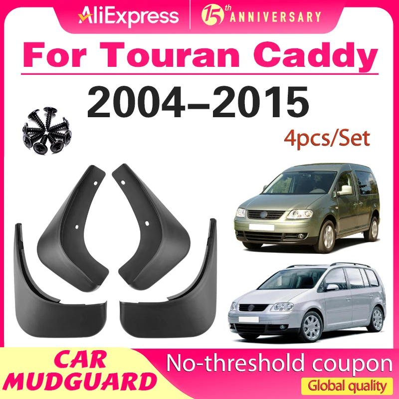 

Mudguards For VW Touran Caddy 2004-15 Car Mud Flap Front Rear Fender Splash Guards Replacement Error Free Automotive Accessories