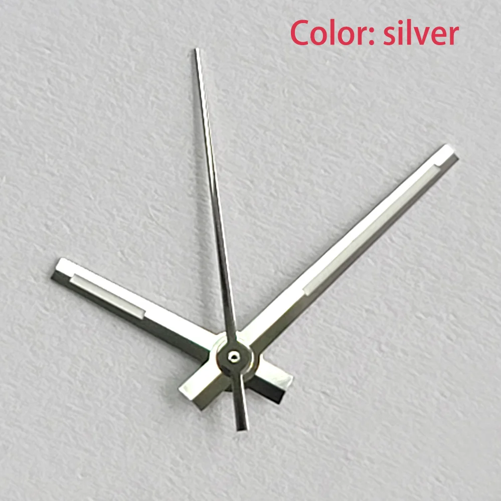 เข็มเรืองแสงสีเขียวอุปกรณ์เสริมสำหรับนาฬิกาที่ปรับแต่งแล้วเหมาะสำหรับการเคลื่อนไหวของ NH35/NH36ซ่อมแซมชิ้นส่วนนาฬิกาด้วยมือ