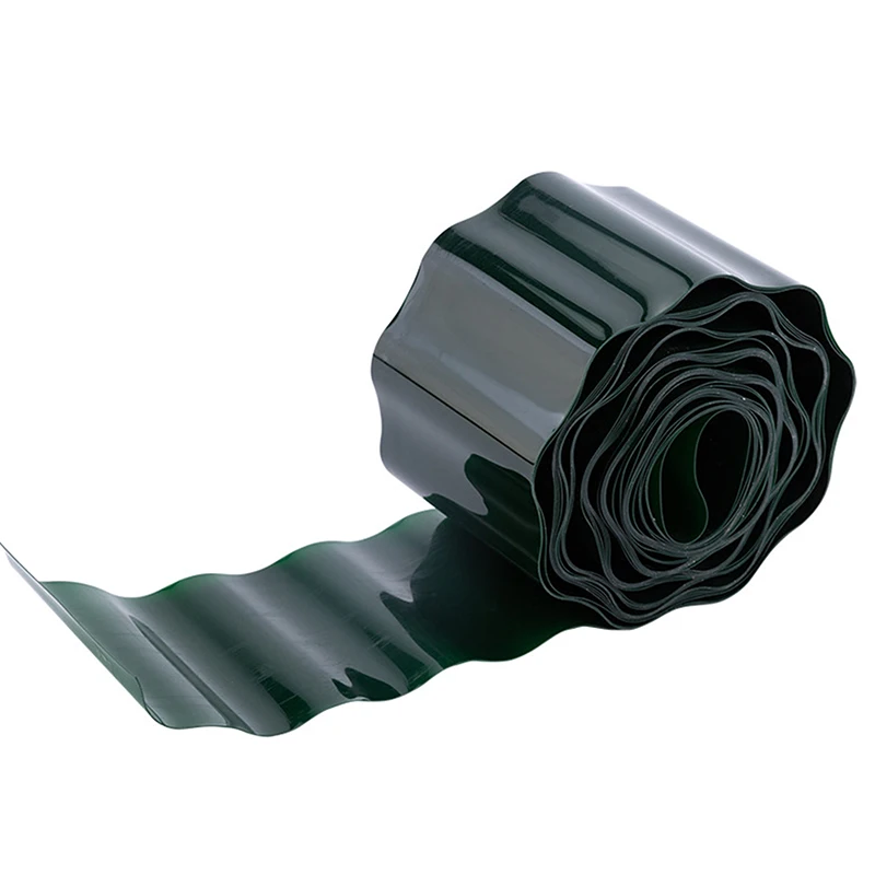Borde de Césped de Plástico de 10/15/20 cm, Valla Flexible para Jardín, Borde de Césped para Caminos, Accesorios para Jardín y Patio Exterior