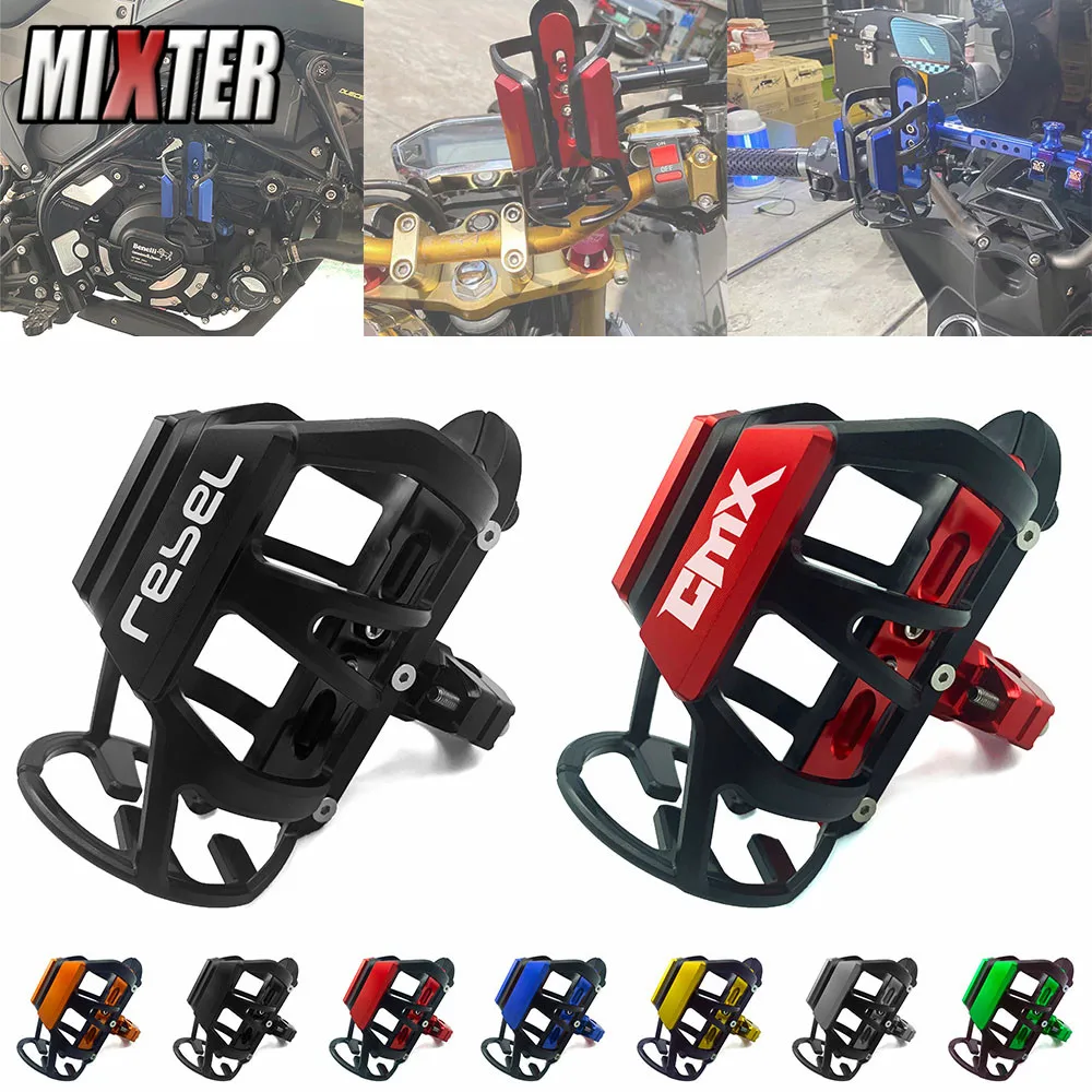 Motorcycle Beverage Water Bottle Drink Cup Holder Bracket For HONDA CMX 250 300 500 1100 REBEL CMX300 CMX500 REBEL S CMX1100