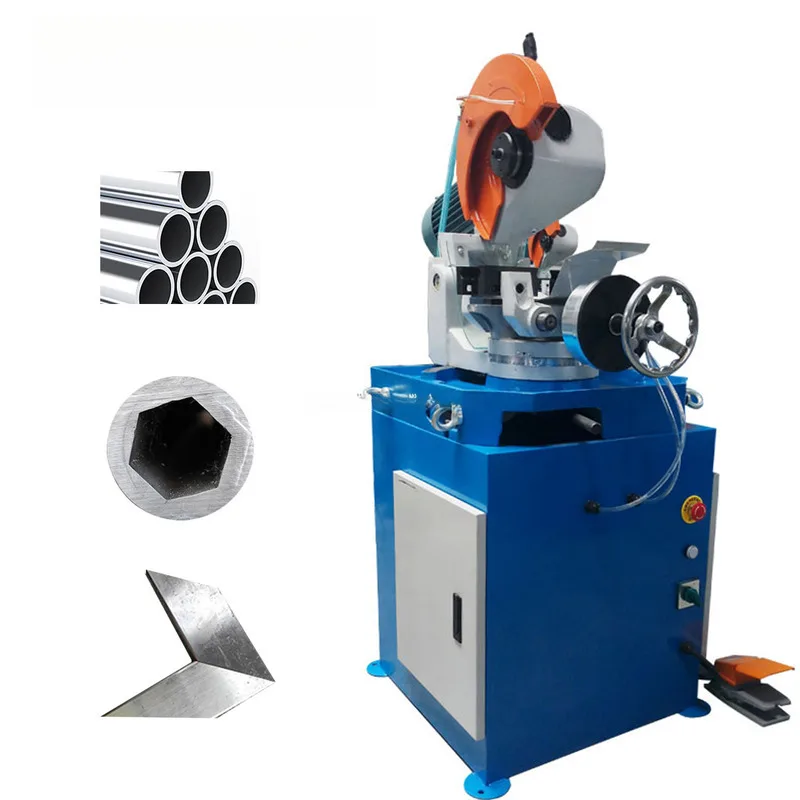 Factory Cheap Manual 45/90 Degree Pipe And Tube Semi-Automatic Pneumatic Circular Saw Cutting Hine