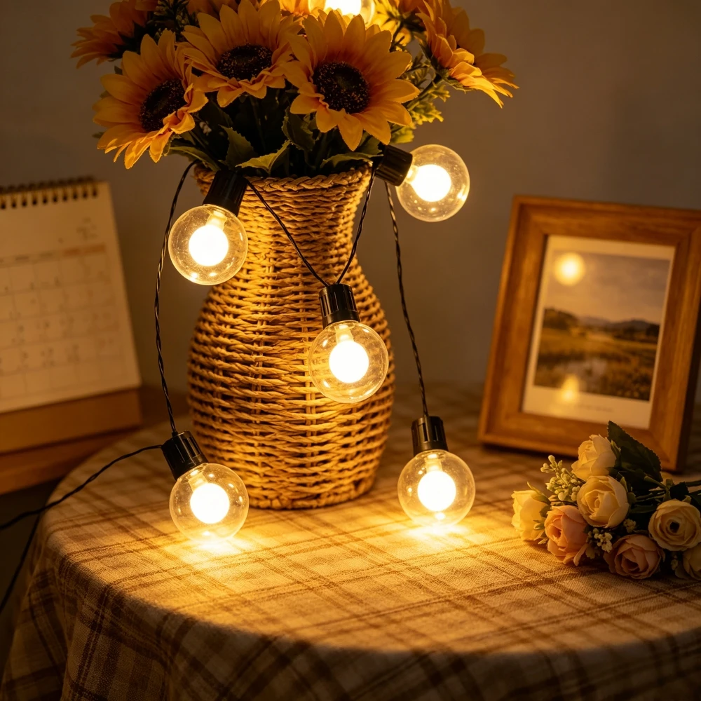 10/20LED Güneş Enerjili Vintag - Outdoor Camping Lights String incelemesi ve fiyatı