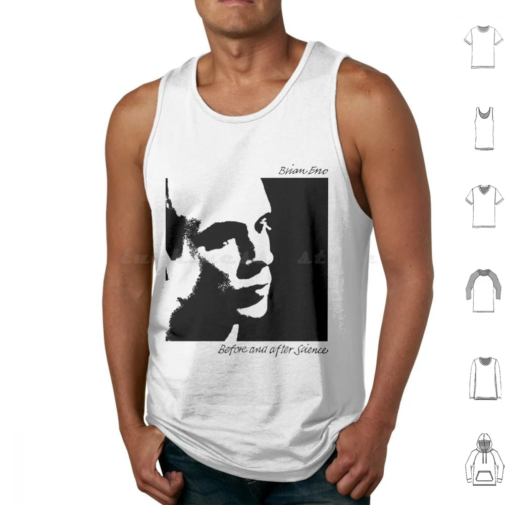 Before And After Tank Tops Print Cotton Music Music Glam Band Pop 80s Brian Eno 70s Eno Bowie Bryan Ferry Album 1970s