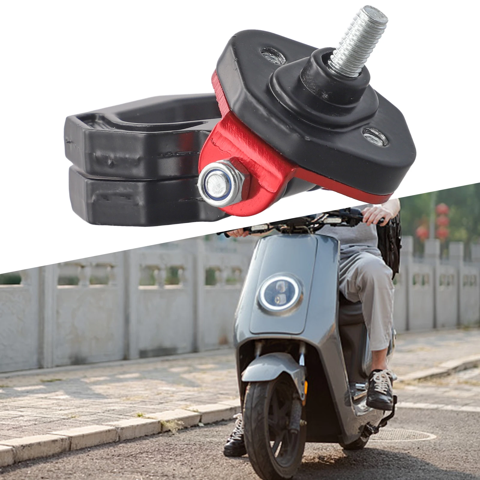 Outdoor Motorcycle Accessories Aluminum Alloy Bracket Easy Installation Hook Wear-Resistant Hook Multi-Color Options