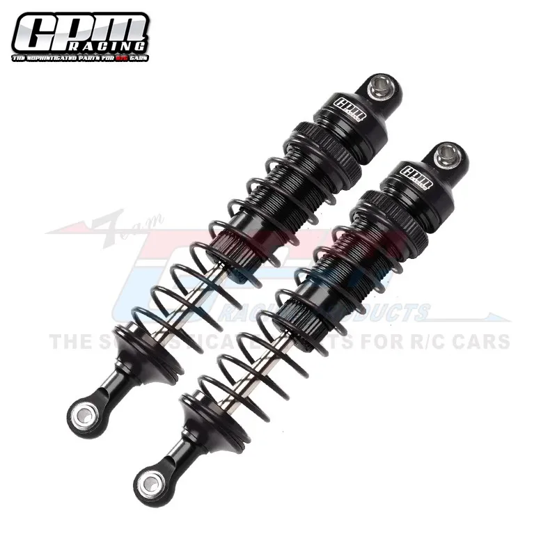 GPM Aluminum Front Adjustable Spring Dampers Shock Absorbers For TEAM LOSI 1/10 Baja Rey GPM RC Parts