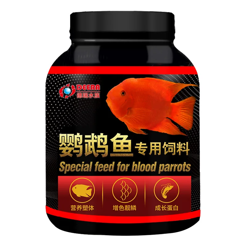 

DEERA Red Enhancer for Blood Parrot Fish | Color Boosting Pellets for Deeper Red & Orange Hues