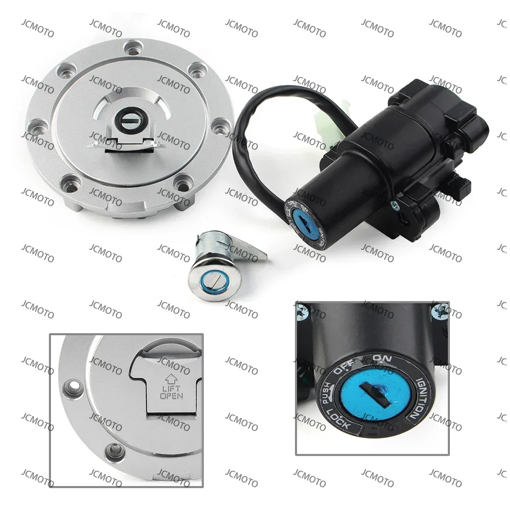 

For Honda CB500 CB600F CBR250R Motorcycle Ignition Switch Fuel Gas Cap Cover Seat Lock Key Set