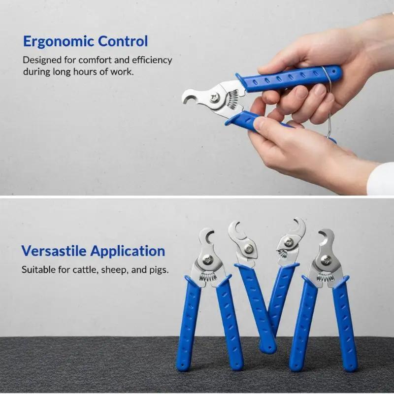 Livestock Ear Tags Removal Pliers Cattle Sheep Cow Goat Pig Ear Tag Remover Pliers Applicators Pliers Farm Animal Equipments