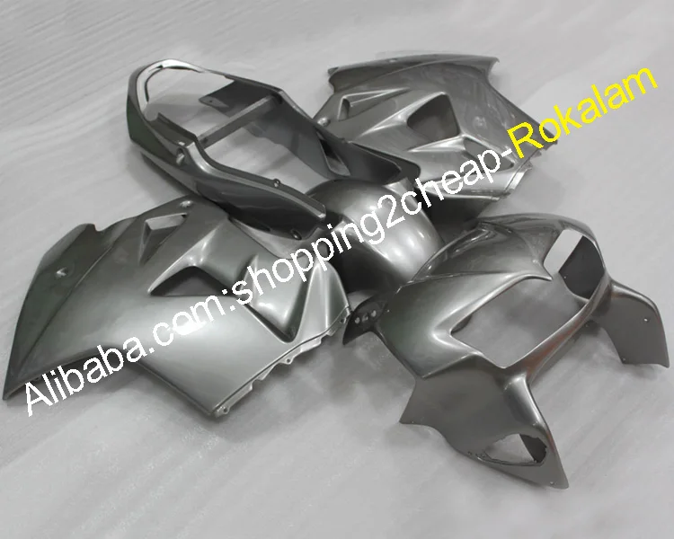 

Motorcycle Body Aftermarket Kit VFR800 For Honda 1998 1999 2000 2001 VFR-800 98 99 00 01 VFR 800 VFR 800RR Silver Moto Fairing