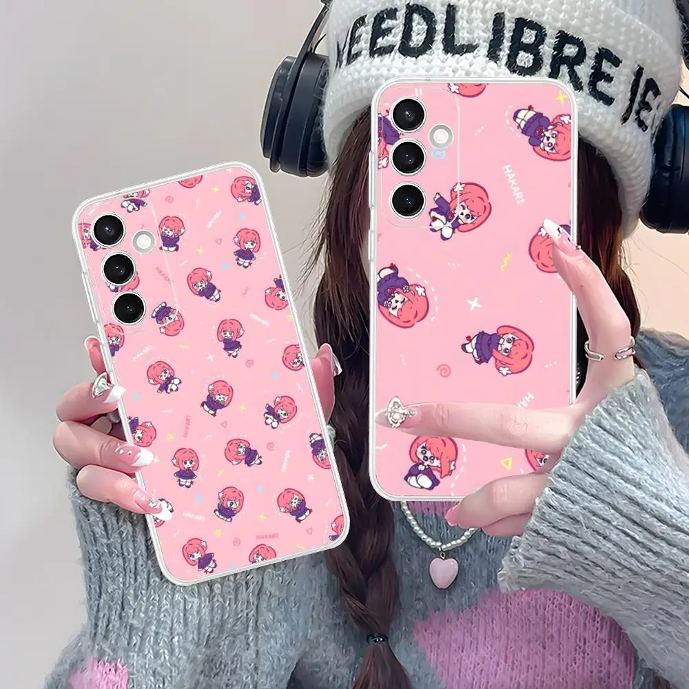 Anime Hakari Hanazono Phone Case for Samsung Galaxy S25 S24 S23 S22 S21Plus FE Ultra Soft TPU Clear Shockproof Cover
