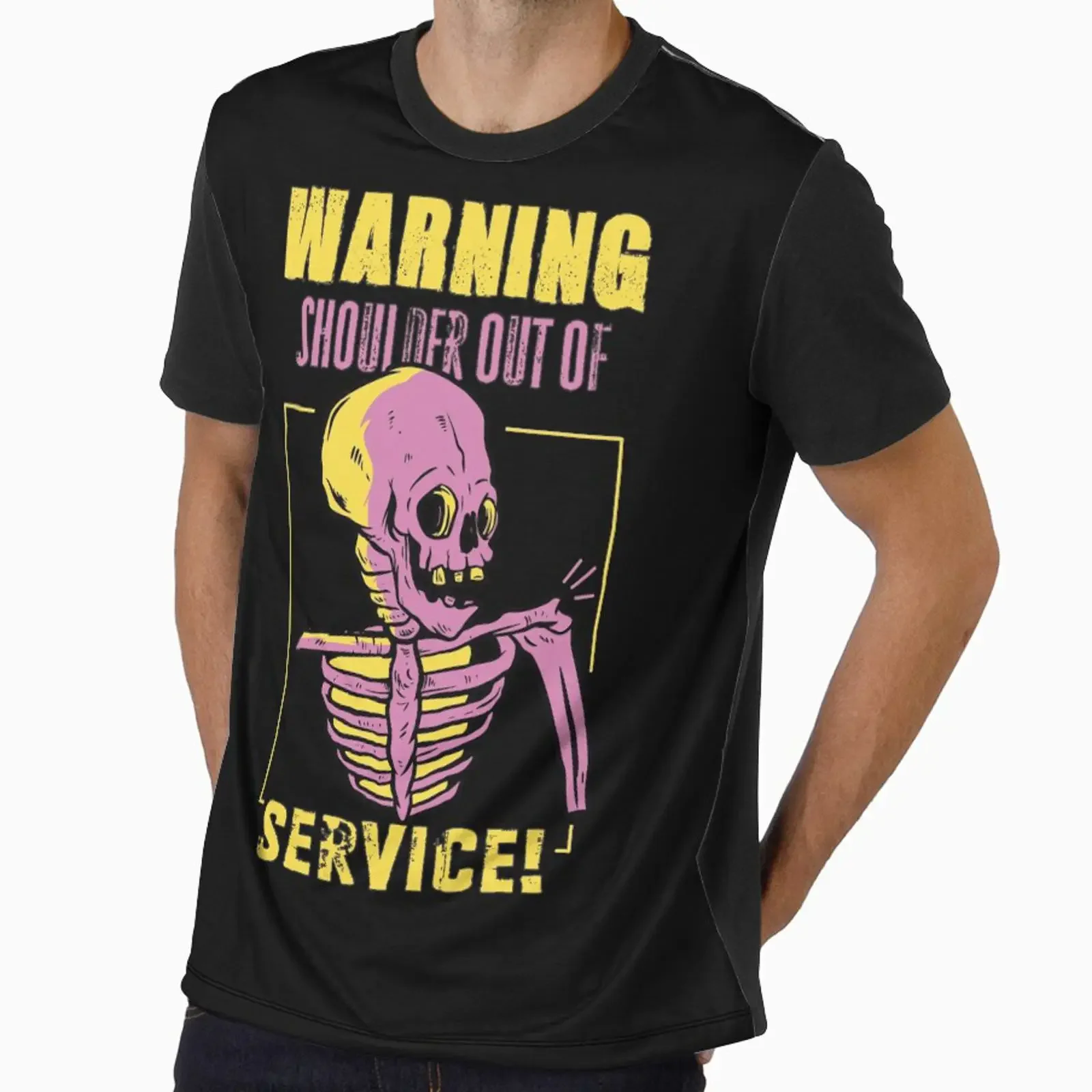 Shoulder Surgery Recovery Sling Cartoon T Shirt vintage Washed Comfortable designer clothes Stylish Stretched streetwear Unisex