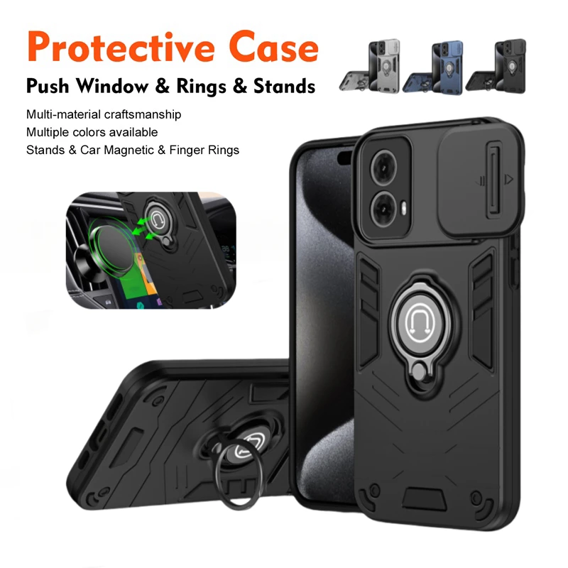 

Кольцедержатель Armor Case для Moto Edge 50 40 Neo Pro Fusion G85 G55 G35 G84 G54 G64 34 24 Power 14 04S G 5G 2024 Противоударный чехол