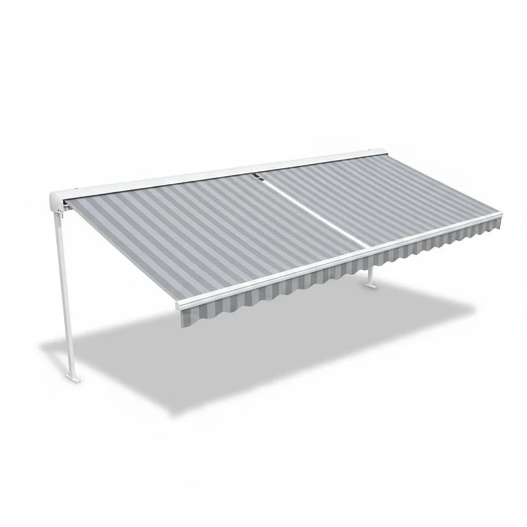 

Выдвижной навес, тент для террасы из алюминиевого сплава, настраиваемый размер, прочный тент-навес из полиэстера с ПУ-покрытием