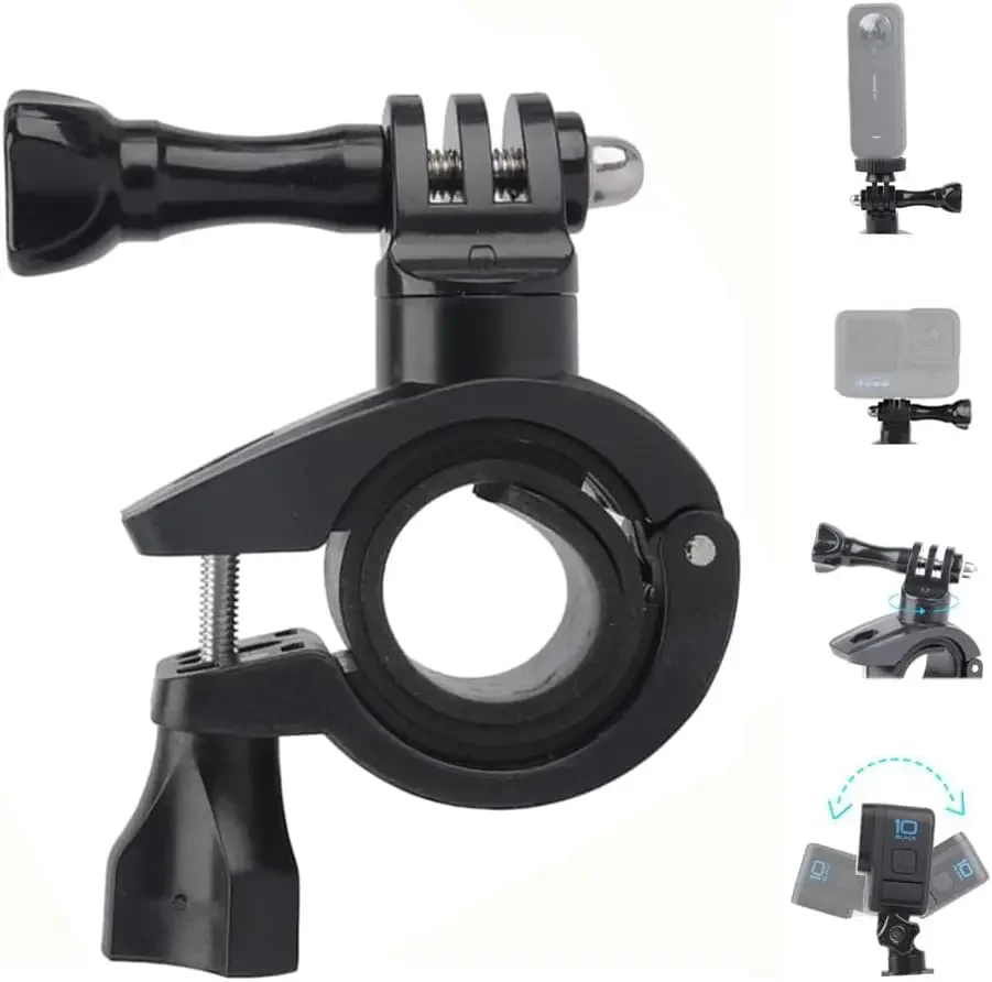 Camera Camera Handlebar Mount Handlebar Mount Clip for Bike Bicycle Motorcycle,Motor Action Holder Clamp for GoPro Hero8/7/3 Cameras - Aliexpress Deal