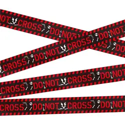 Caution Tape Halloween Decor Safety Signs Caution Fright Tape Halloween Danger Tape Crime Scene Tape Warning Tape Halloween