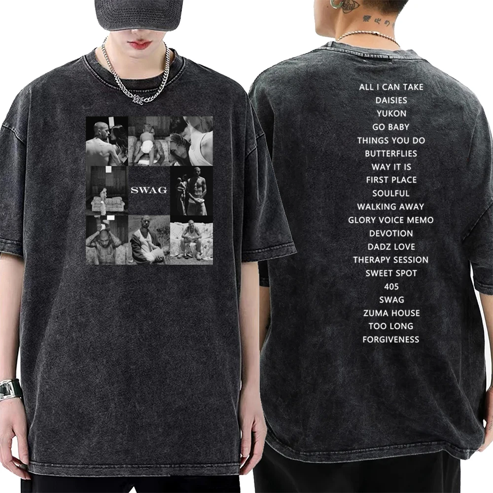 

SWAG Album 2025 Justin Bieber Shirt for Girls Cotton T-Shirt Summer