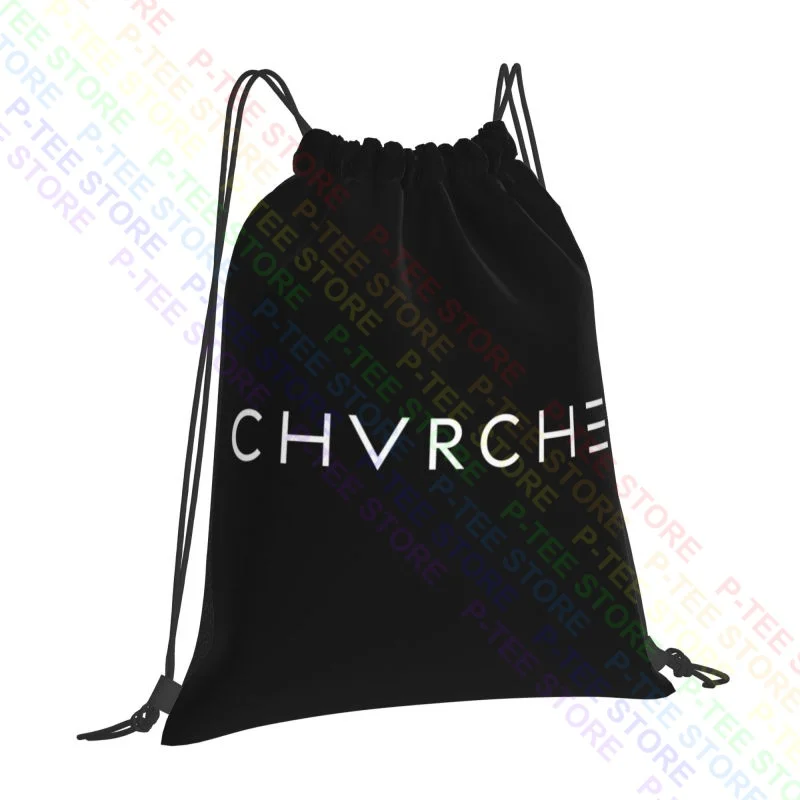 Chvrches-Drawstring Gym Bags, Print Beach Bag, Eco Friendly, grande capacidade