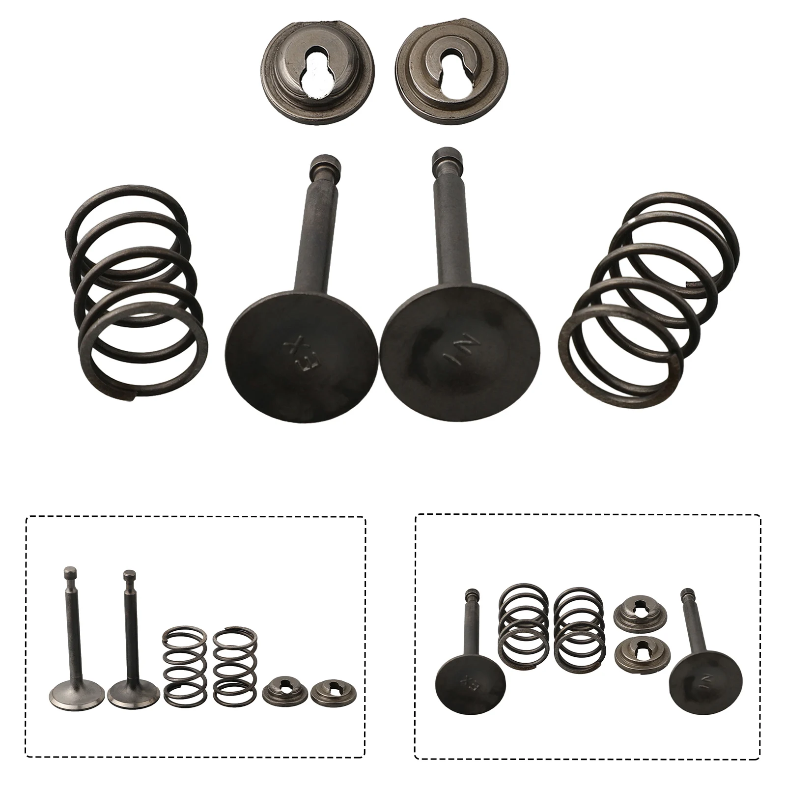 スプリングリテーナーキット GX200 168F 170F 5.5-6.5HP エンジンガーデニングツール交換ガーデン電動工具アクセサリー