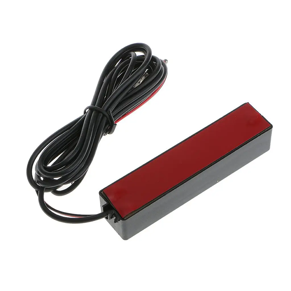 Compact In-car FM Radio Antenna Amplifier Hidden Aerial Adapter for Trucks Motorcycles Boats Motorhome Universal