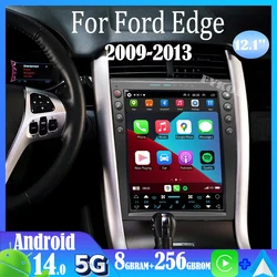 フォードエッジ2009-2013用カーラジオ,Android 14メディアプレーヤー,ビデオ,Bluetooth, GPS, 4G,wifi,DSP,ステレオ