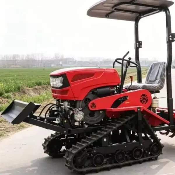 

Customized Custom 35HP Heavy‑Duty Crawler Tractor All‑Terrain Upgraded Multifunctional Rotary Tiller Agricultural Plowing