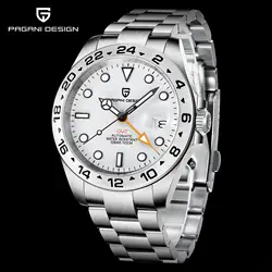 Pagani Design 2026 New Fashionable Men's Automatic Mechanical Watch 42MM Luminous BGW-9 Sapphire Stainless Steel Waterproof 10Ba