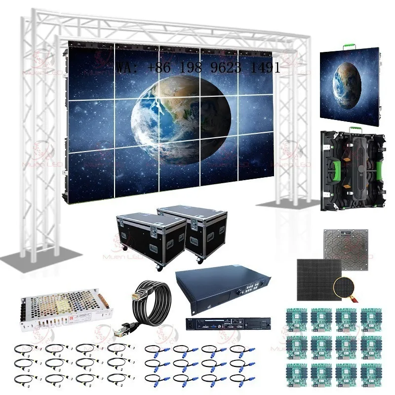 

P5 Indoor HDTV LED Video Wall High Definition Rental Panel for Commercial TV Media Advertising Display Screen