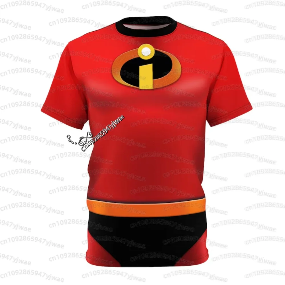 2026 Incredibles Familienlogo Grafik-Print-Shirt, Film-Fan-T-Shirt, T-Shirt für Familienmitglieder, Party-T-Shirt, Baumwoll-T-Shirt für Erwachsene und Kinder – Detail 5