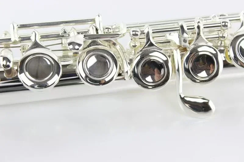 Промежущая флейта 2025 года с открытым отверстием C, стерлинговое серебро, яркий тон для студентов