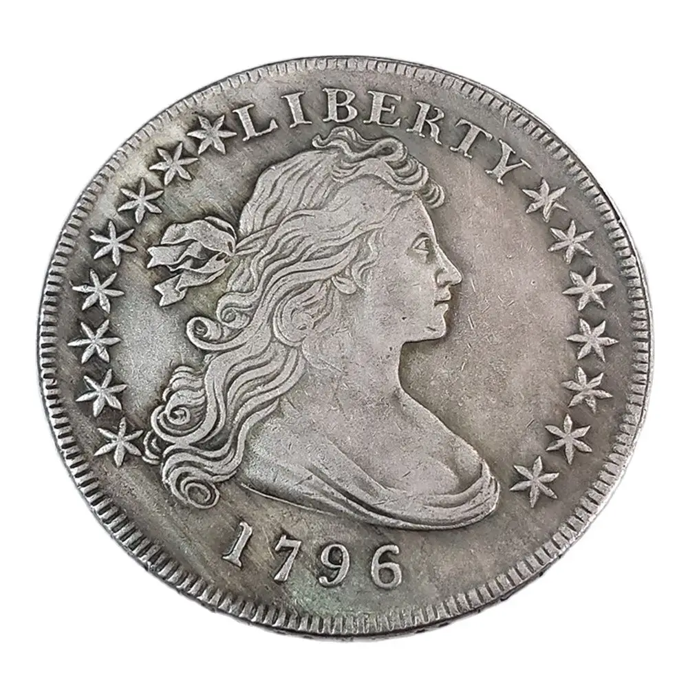 الأمريكية 1795/1796/1797/1798 مجموعة العملات التذكارية تمثال الحرية عملة تذكارية الحرف الحلي عملة الولايات المتحدة الأمريكية #2