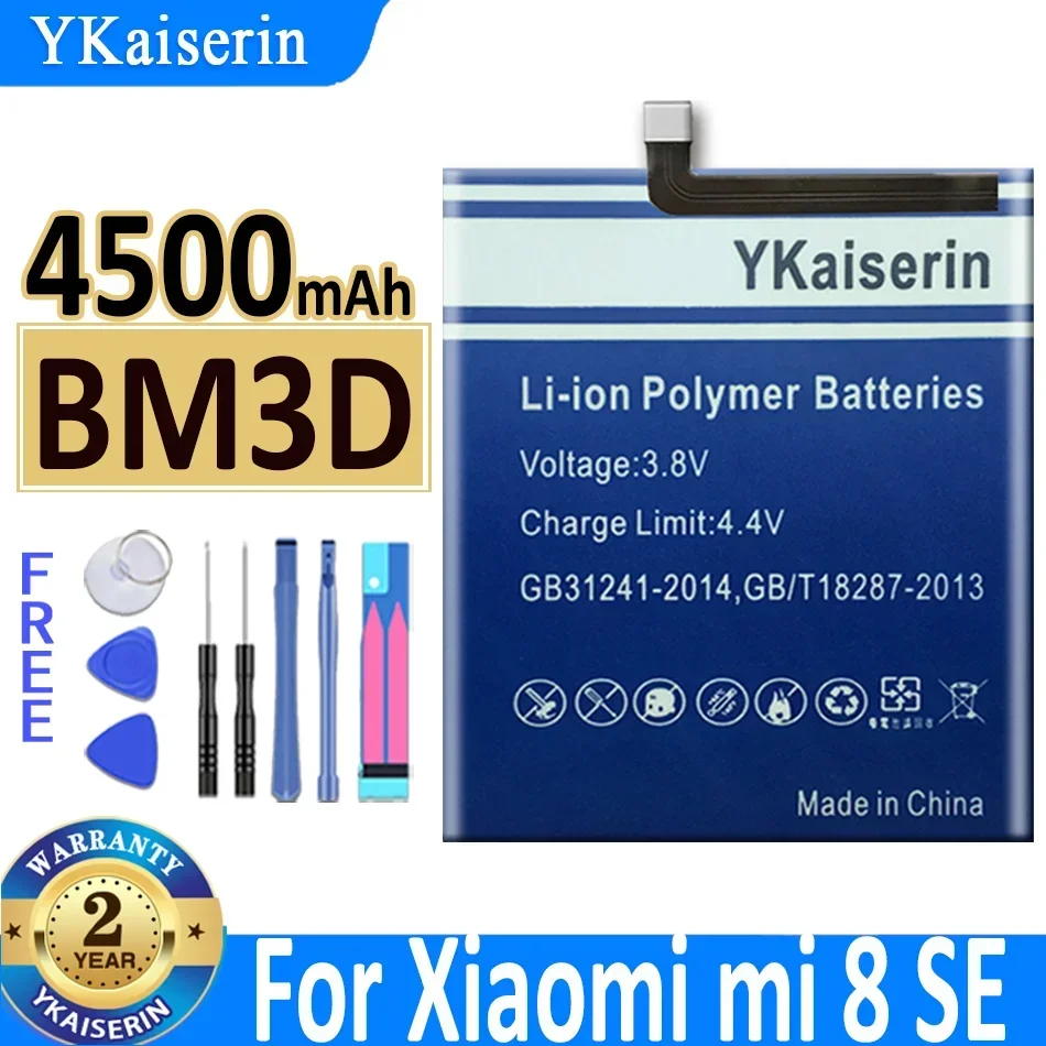 Аккумулятор ykaisin для Xiaomi 9 SE 8 Pro/lite Mi 5 M5 6 8 SE, запасная батарея BM22 BM3D BM3E BM3F BM3J BM3L BM3M BM39