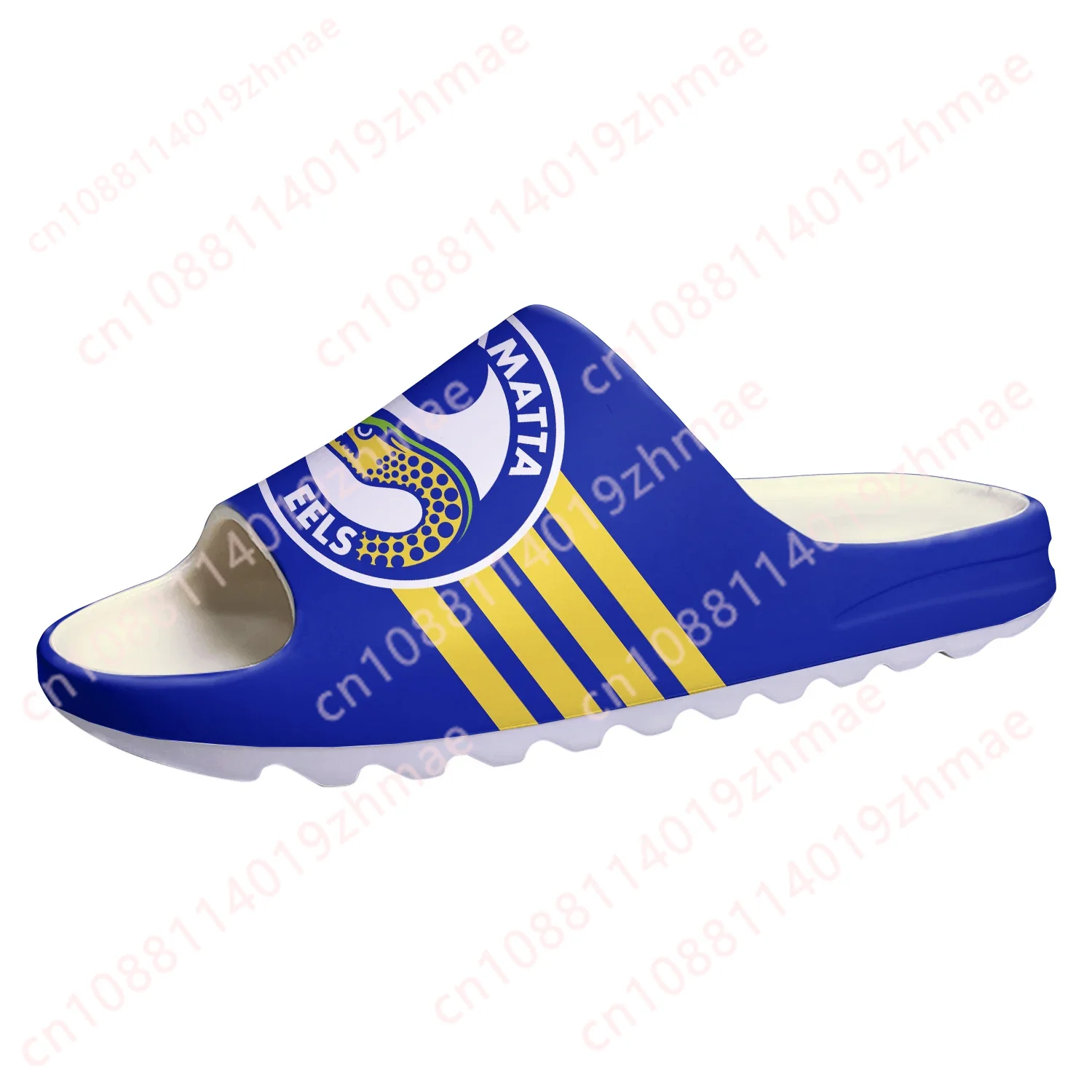 Parramatta Eels Australian Rugby Soft Sole Sllipers Home Clogs Customized Step On Water Shoes Mens Womens Teenager Sandals