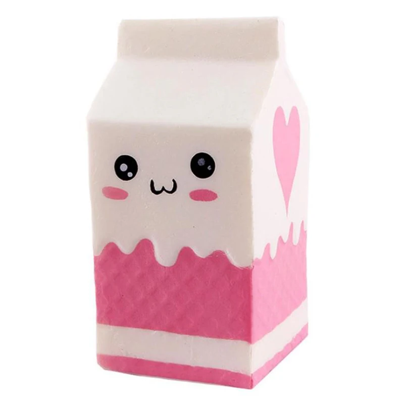 Nowa seria zabawek Jumbo Milk Carton Squishy PU Simulation, powolnie powracająca do kształtu, miękka zabawka do ściskania z zapachem kremu, antystresowa, idealna na prezent dla dzieci.