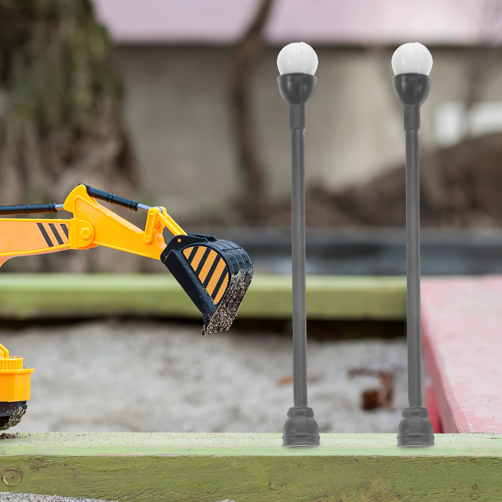 

12pcs Miniature Street Lamp Simulation Lamp For Mini House Decor Micro Landscape Lighting Sand Table Accessories