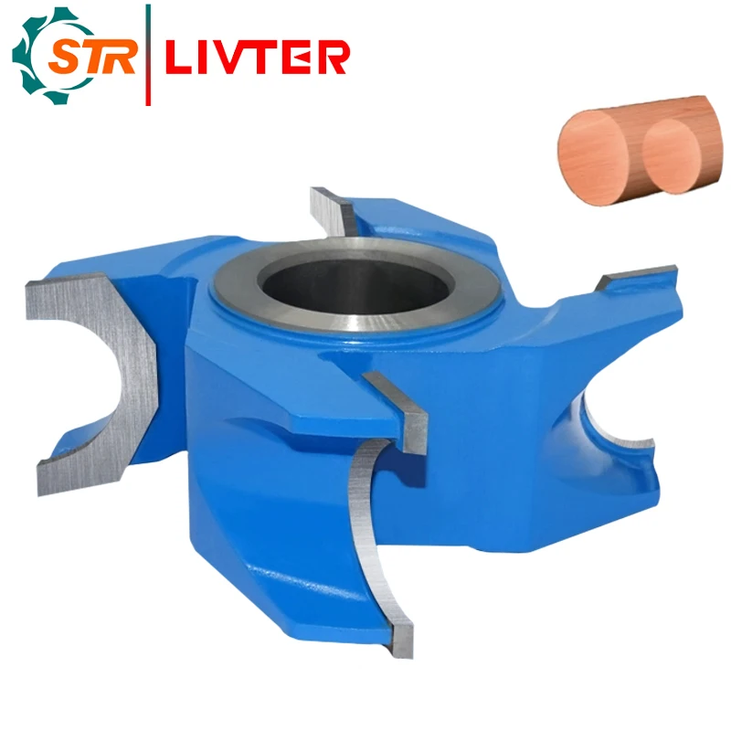 

Woodworking 1/2 semi-circular knife convex circular knife gong machine end milling rounded cylindrical chamfering forming knife