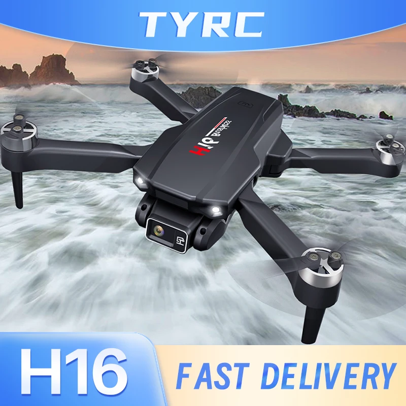 

Mini RC Drone HD Camera H16 Wifi Fpv Photography Brushless Foldable Quadcopter Professional Drones Toys for Children 14Y+