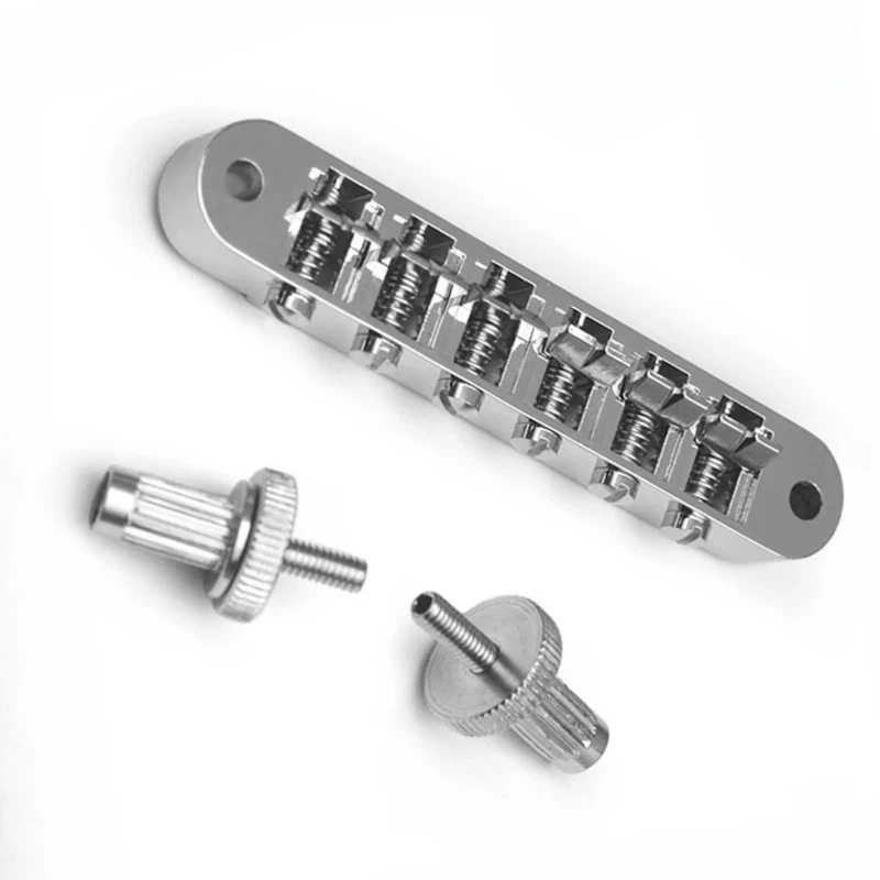 

Винтажный хромированный регулируемый джазовый бридж ABR-1 для электрогитары — прочное и высококачественное гитарное оборудование