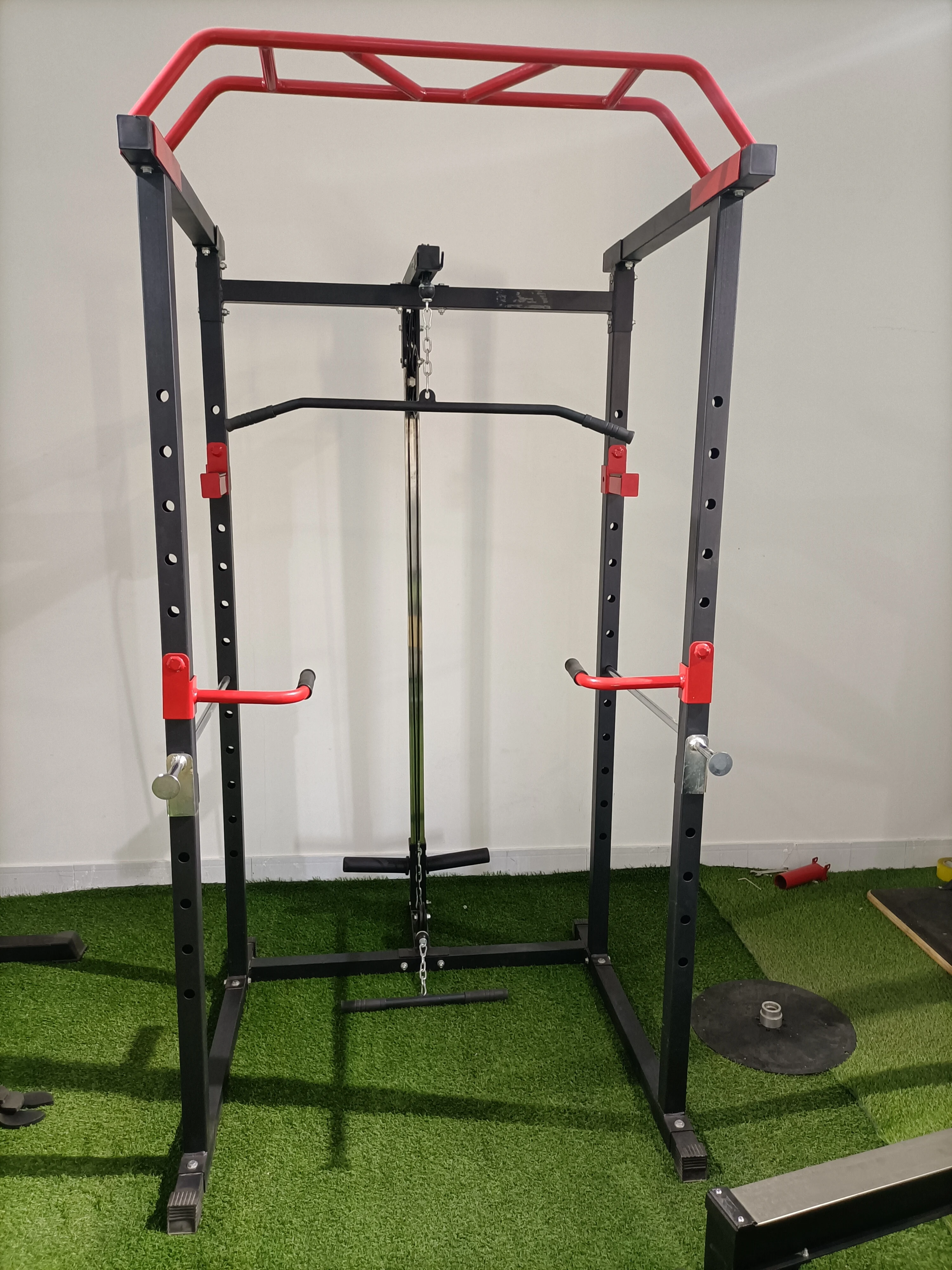 La mejor jaula eléctrica para gimnasio en casa, estante para sentadillas, estación de dominadas múltiple, a la venta 1