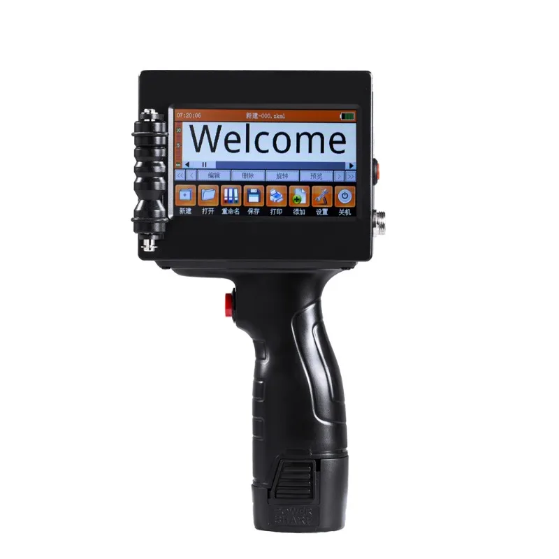Portable Hand Held Date Printer Coding 2.5 Ink Jet Gun Handheld Printer Inkjet Handheld Inkjet Printers