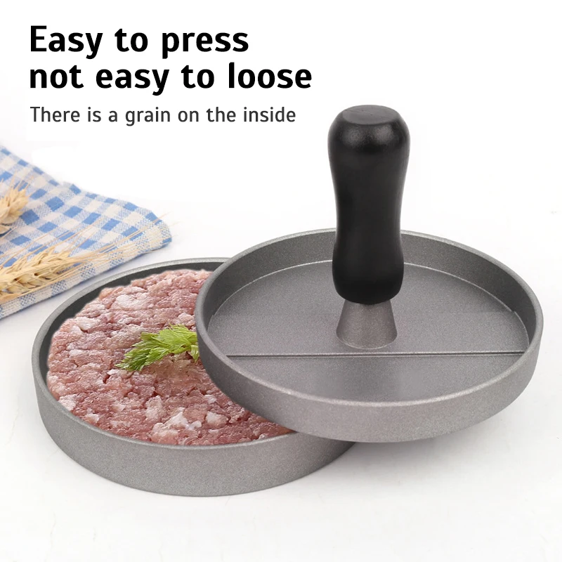 Diner Accessories Hamburger Maker Press Chopped Steak Meat Smasher Cutlet Mold Croquettes Kitchen Cooking Tool Hamburgueria Set