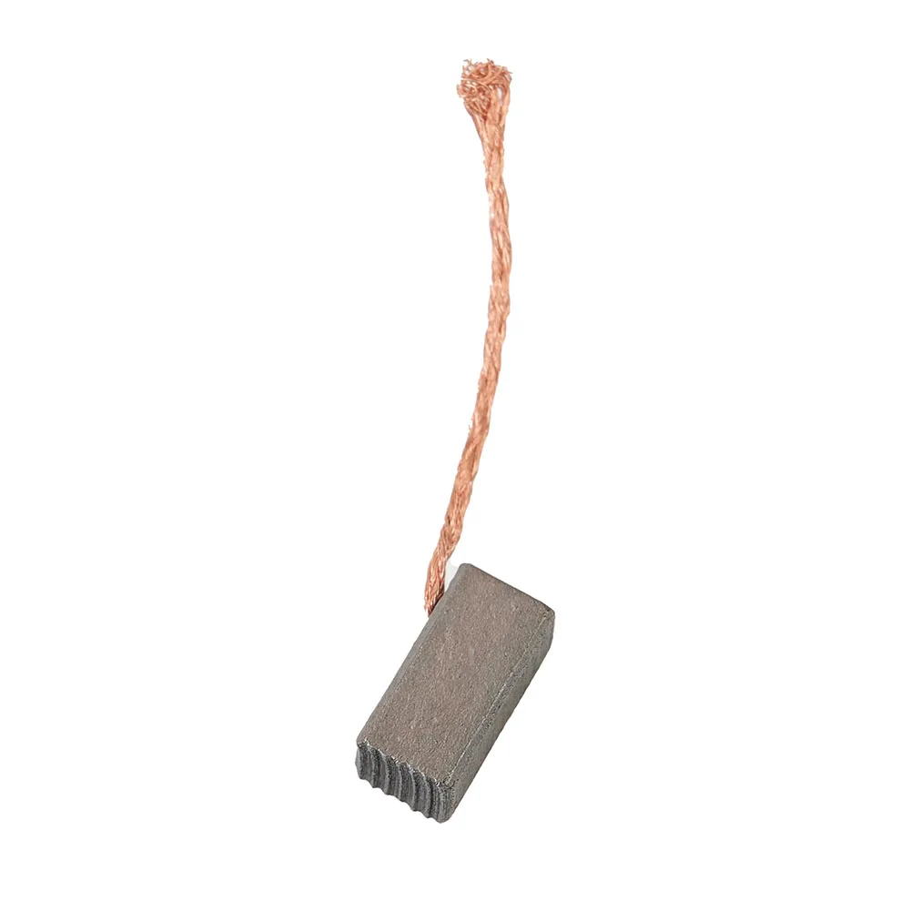 Carbon Brushes 5x5x10 mm Replacement for Wiper Climate Auxiliary Water Pump Motor with Copper Wire Leads 2 Pack