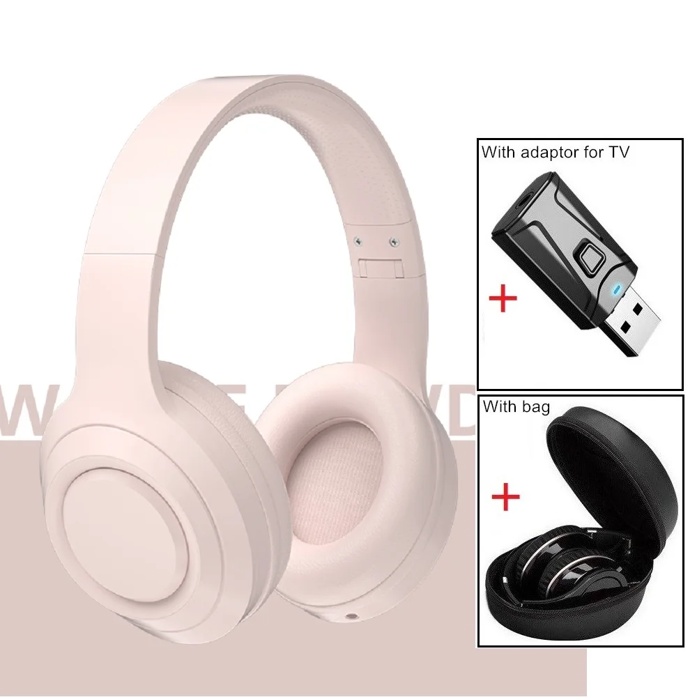 سماعات التلفزيون الخوذات اللاسلكية هاتف أندرويد سماعة رأس بخاصية البلوتوث الكمبيوتر اللوحي محول بلوتوث مقاوم للماء حقيبة حمل الألعاب مع هيئة التصنيع العسكري