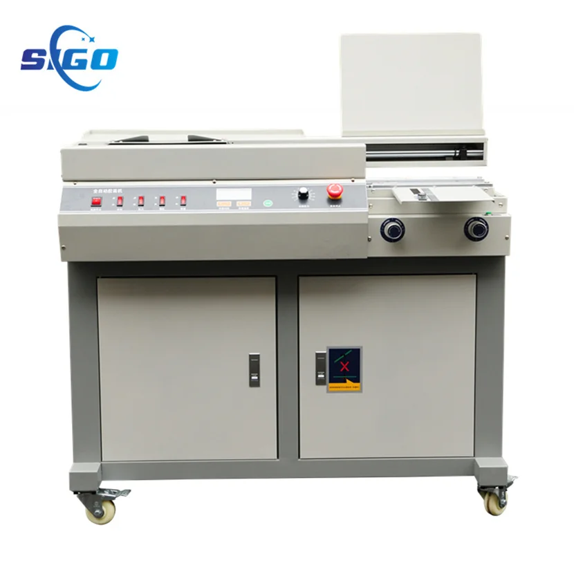 

55H-A4 Automatic Spine Glue Book Binding Machine Eva Hot Glue Binder Wireless Glue Binding Machine Binding Machine A4 Size