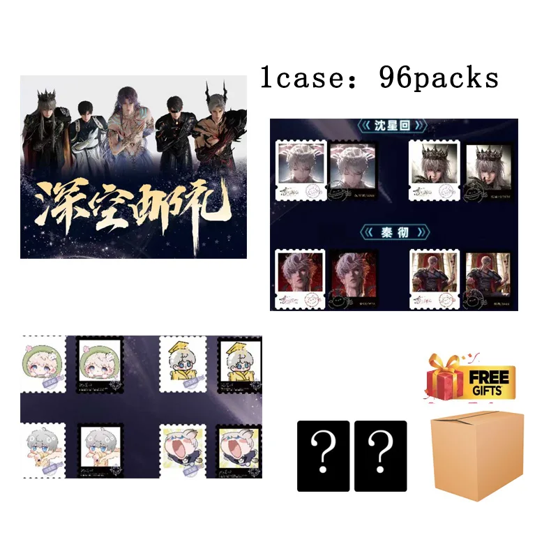 Love And Deepspace TCG Gacha Pull Tab Stamps Gold Foil 3D Openable Character Series