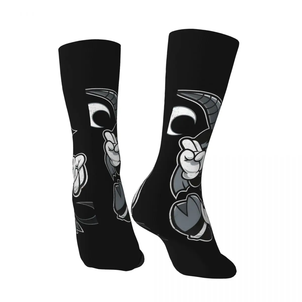 Funny Crazy Sock for Men Fantastic Hip Hop Harajuku Baphomet Happy Quality Pattern Printed Boys Crew compression Sock Novelty