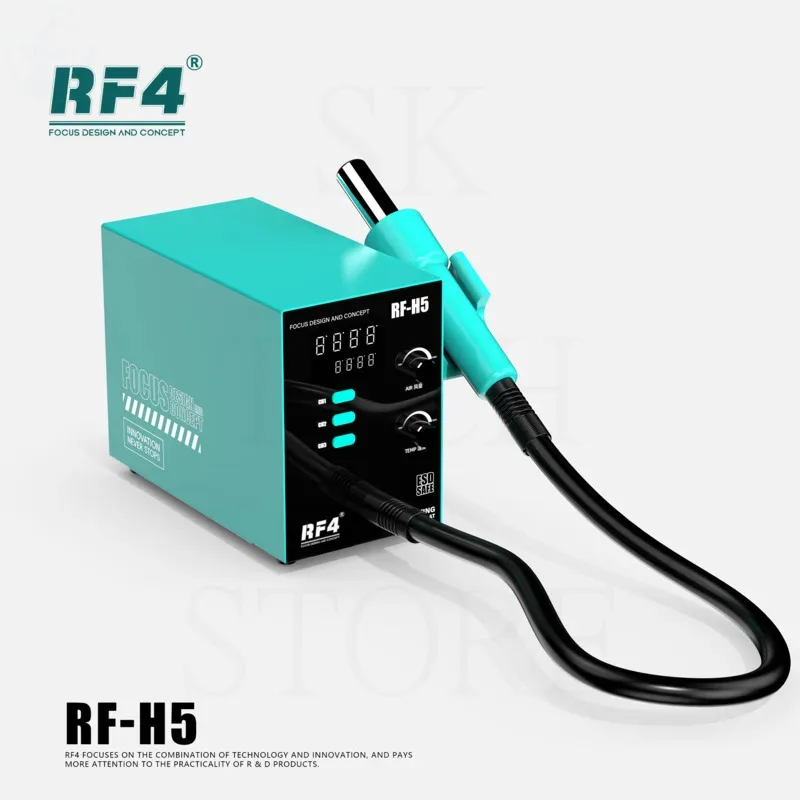 High Power Hot Air Tool Welding Station with LCD Display RF4 RF-H5 BGA Rework Fast Desoldering Repair Tool