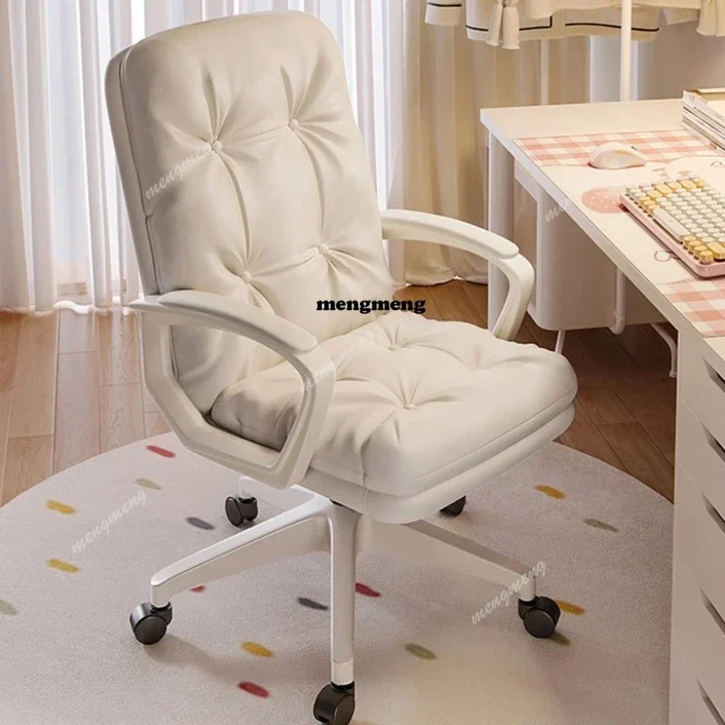 K182Computer Kids Chair Normal Armrest Black Living Room Mobile Chair Study Nordic High Cadeiras De Escritorio Office Furniture