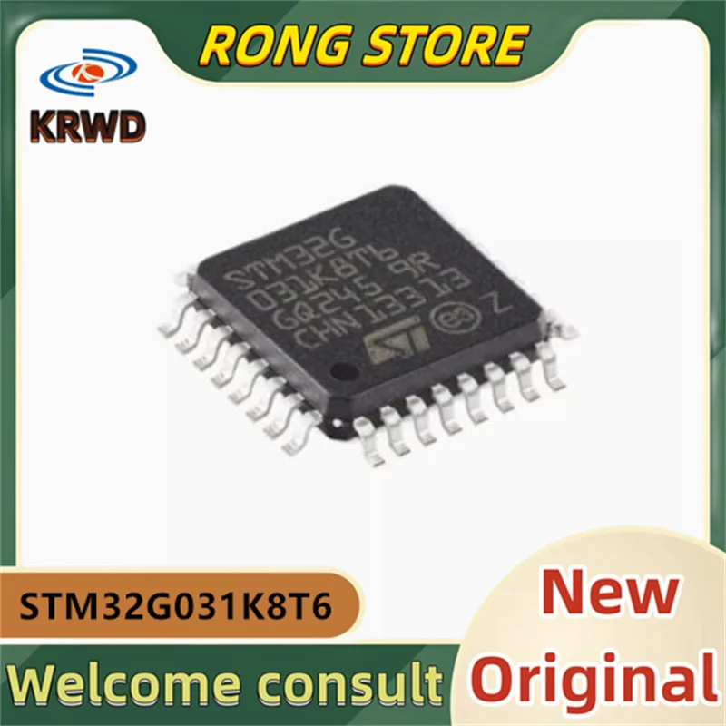 10PCS STM32G031K8T6  New and Original STM32G031 LQFP-32